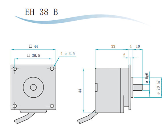 光学实心轴编码器 EH38 A/B/D