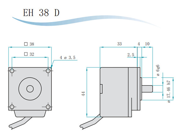 光学实心轴编码器 EH38 A/B/D